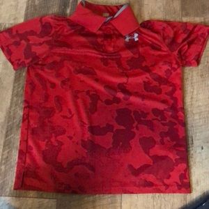 Red Camo Athletic Shirt